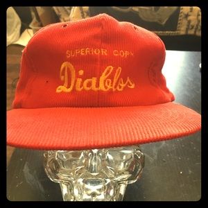 Vintage Diablos Corduroy Hat
